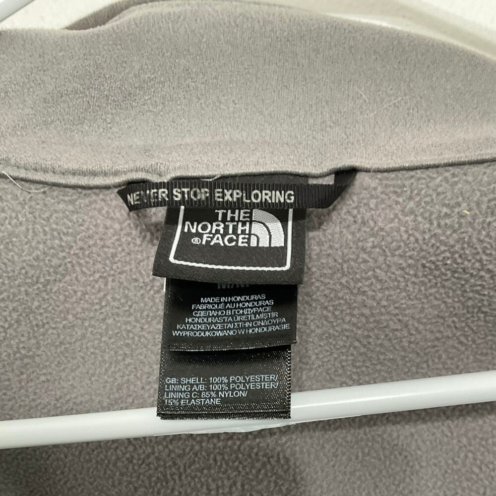 The North Face Women's Apex Bionic Jacket Windwall Size Medium Gray Fleece Lined - Picture 6 of 7